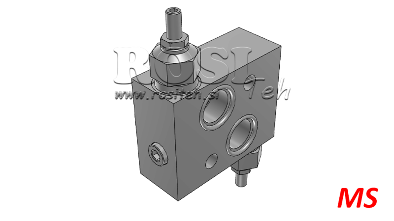 HYDRAULISCHES DRUCKBEGRENZUNGSVENTIL 30-210 BAR FÜR ÖLMOTOR MS