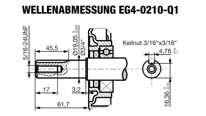 bensinmotor EG4-200cc-5.10 kW-3,600 RPM-E-KW20x53-elektrisk start