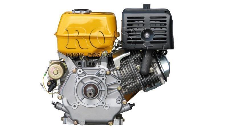 moteur à essence EG4-420cc-9.6kW-13.1HP-3,600 RPM-E-KW25.4x88.5-démarrage électrique