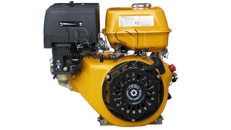 moteur à essence EG4-420cc-9.6kW-13.1HP-3,600 RPM-H-KW25x63-démarrage manuel