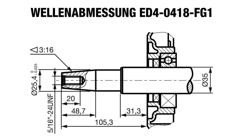 diesel engine 418cc-7.83kW-10.65HP-3,600 RPM-E-TP25.4x105-electric start