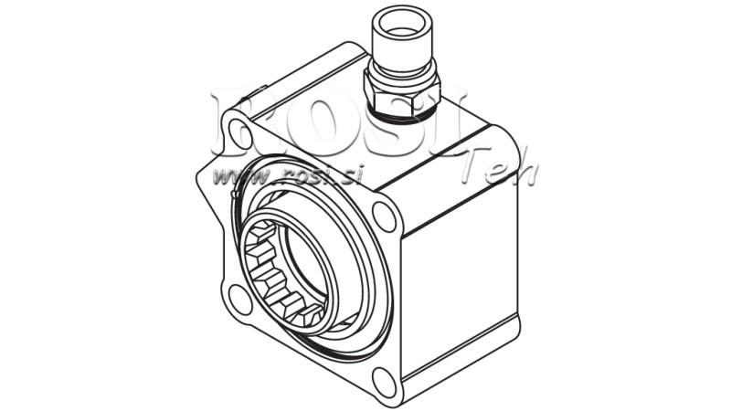 GEAR DRIVE FOR HYDRAULIC PUMP - ZF ALUMINIUM WITH SWITCH