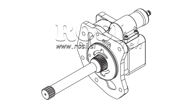 NEBENANTRIEB FÜR HYDRAULIKPUMPE - MERCEDES G155 - 2 ACTROS