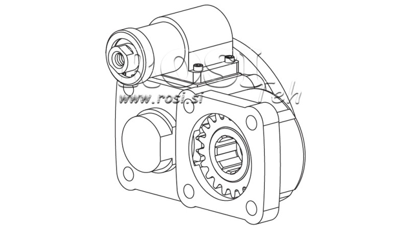 POHON HYDRAULICKÉHO ČERPADLA - VOLVO R6-2