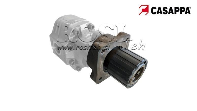 PTO ATTACHMENT FOR STANDARD ASAE CAST IRON PUMP FEMALE - 3 SCREW