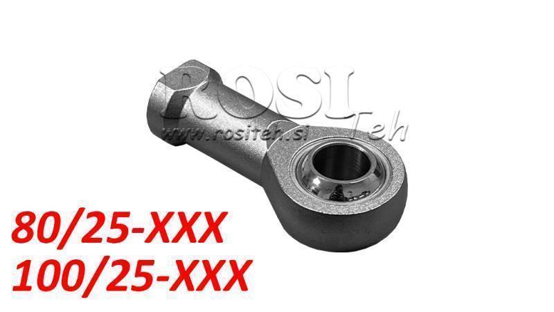 DI BEFESTIGUNG FÜR PNEUMATISCHEN ZYLINDER PCAS 80/25 - 100/25 (M20x1,5)