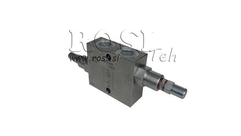 RÉGULATEUR DE PRESSION HYDRAULIQUE DOUBLE VAU 3/4 10-180 BAR