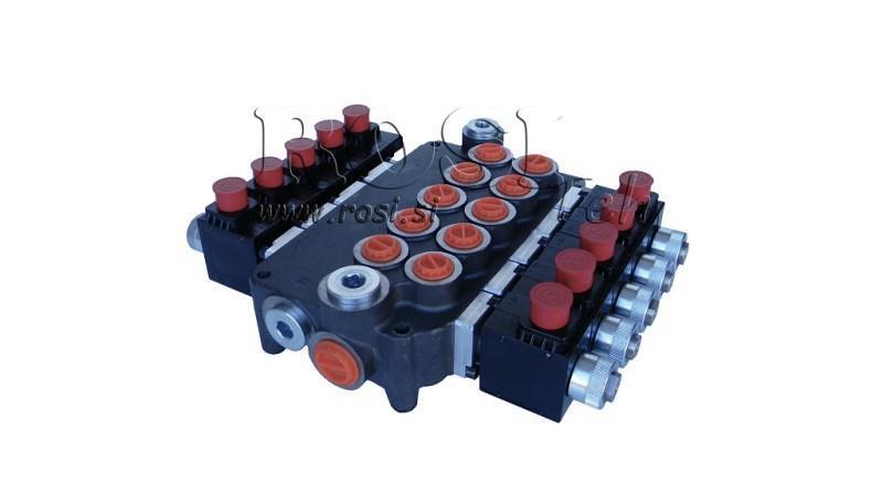 HYDRAULIC VALVE 5xZ80+12V DC