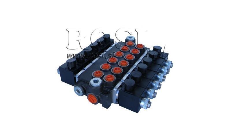 HYDRAULIC VALVE 6xZ50+12V DC