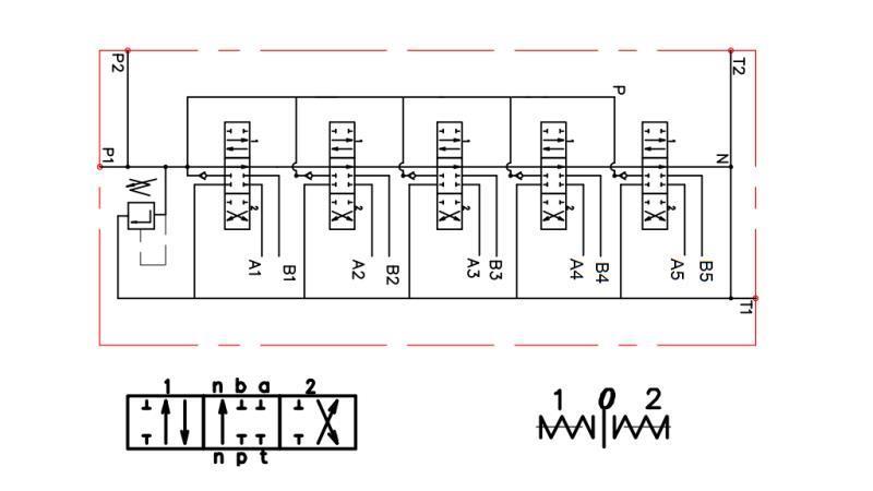 HIDRAULIČNI VENTIL 5xPC70