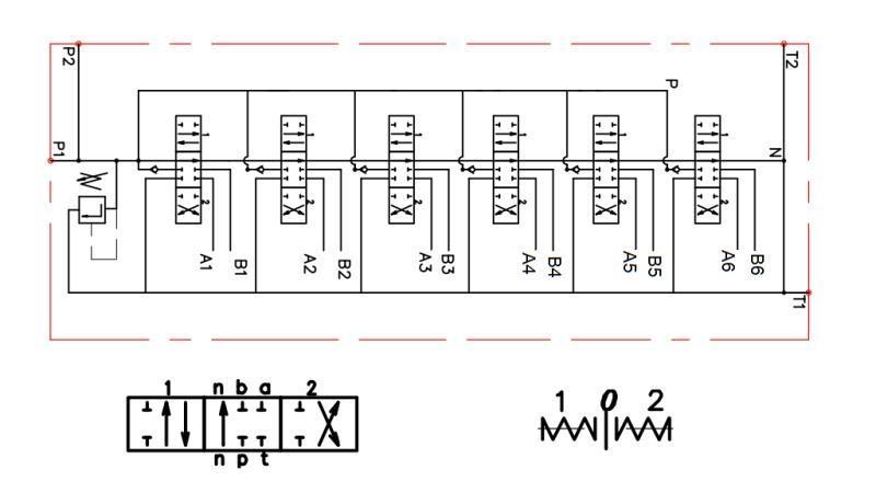 HIDRAULIČNI VENTIL 6xPC100