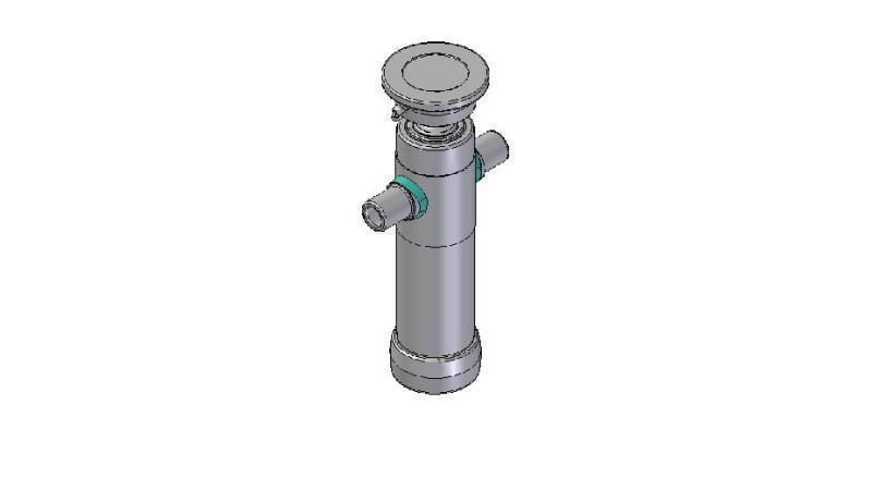 2020S - TELESCOPINEN SYLINTERI STANDARD/PALLON 2 VAIHEEN ISKU 455 HALKAISIJA 80