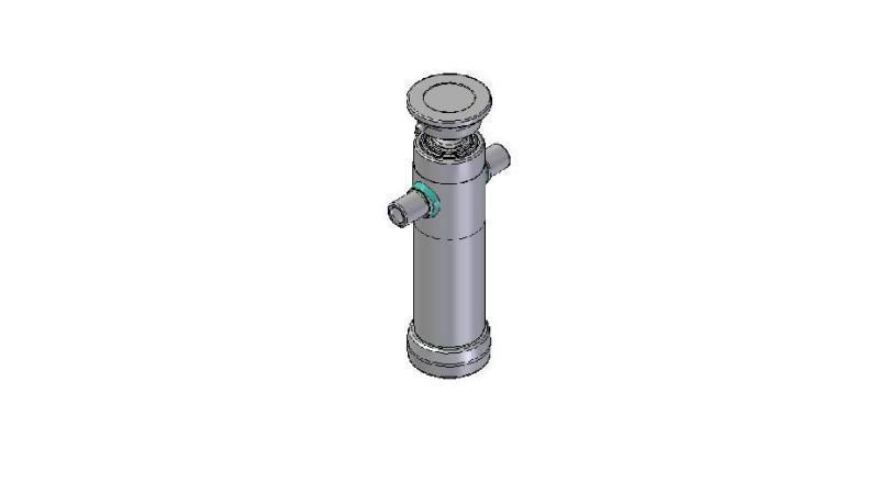 2034S -TELESKOPICKÝ CYLINDER ŠTANDARD/BALL 3 STUPNE CESTA 790 PRIEMER 95