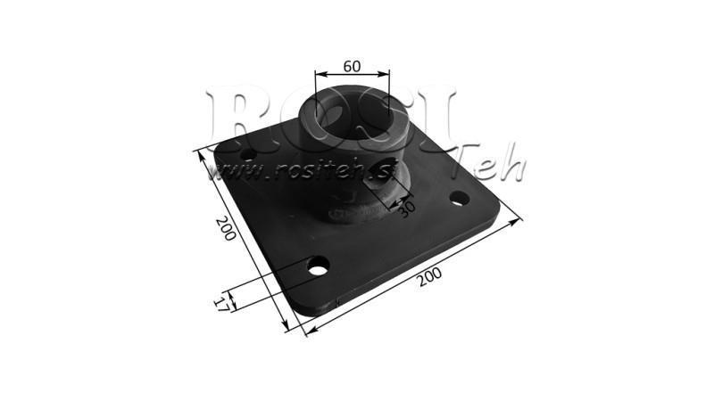 FLANGE PARA ROTATÓRIO HIDRÁULICO GRIPERS FLORESTAIS