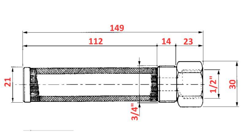 HIDRAVLIČNI CEVNI FILTER 250u 1/2 - 3/4
