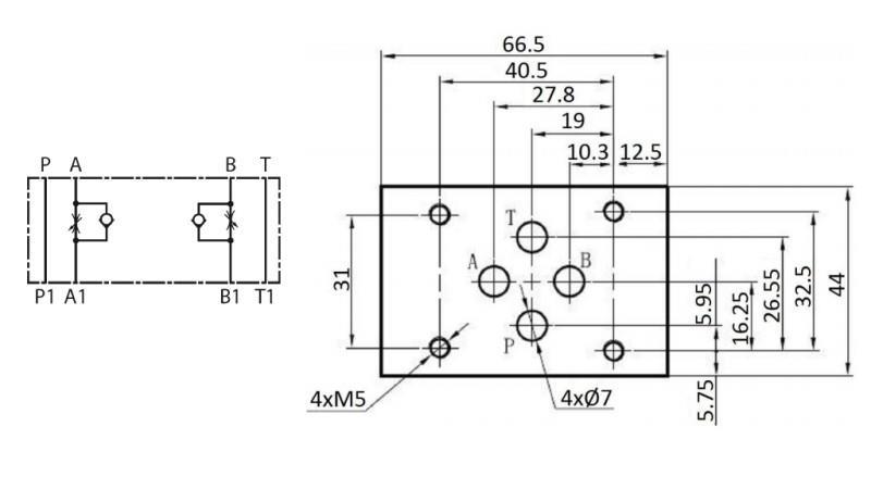 FLOW REGULATOR CETOP 3 INLET