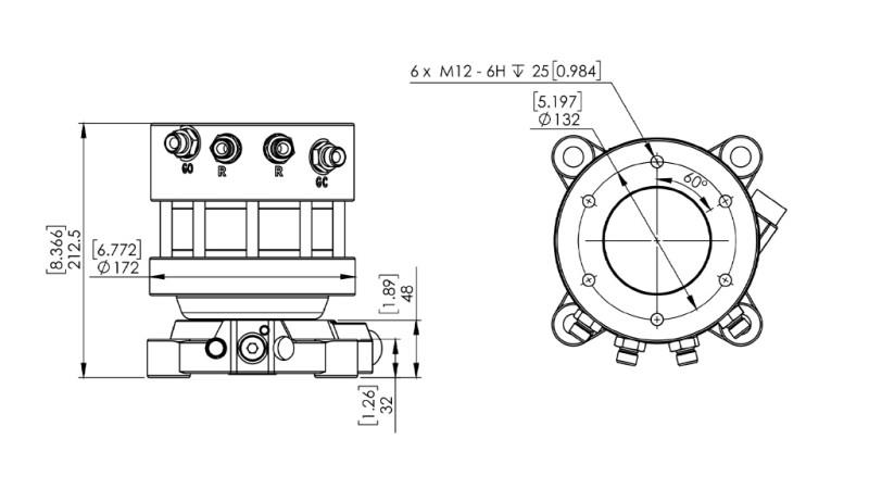 14046 - HYDRAULINEN KIERTOCR400 - 4500/2500 KAKSOISREUNUS