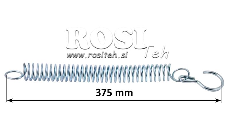 PRUŽINA PRE PRIPOJENIE TRAKTOROVÝCH NOSNÝCH RAMIEN HYDRAULIKÉ