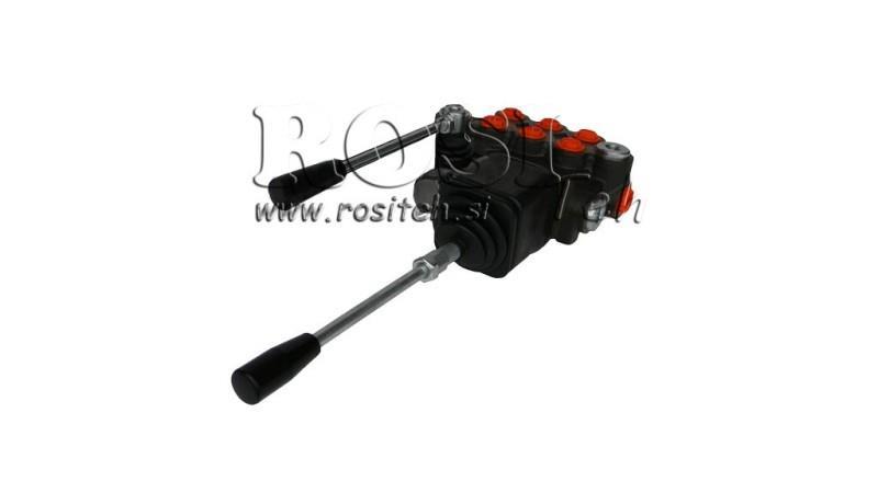 HYDRAULIC VALVE 3xP40 + JOYSTICK