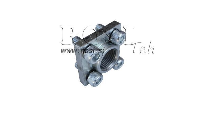 CONECTOR DE TUBO 1/2 - FLANGE RETA fi 40