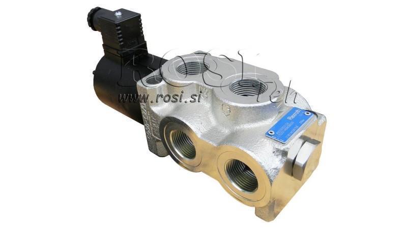 6 WAY VALVE 3/4 (6/2) 12V - 140lit