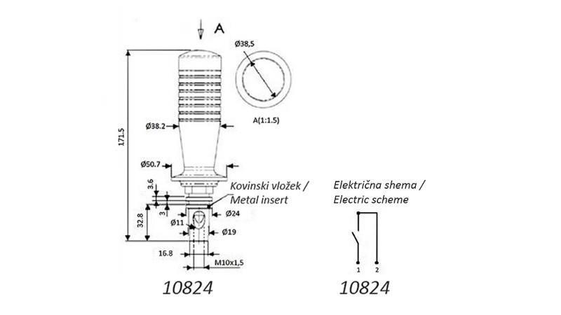 DALJINSKA ROČICA JOYSTICK - 1 TIPKA