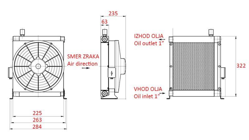 ECO HLADNJAK ULJA DC 12V 30-100 LIT