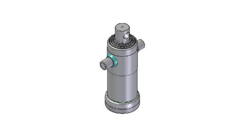 3043F -CILINDRO TELESCOPICO STANDARD/HOLE 4 STADI CORSO 950 FI 124