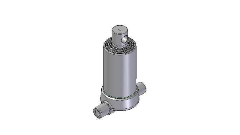 3541F - CILINDRO TELESCOPICO INFERIOR – BUCO 4 SFILATE CORSA 670 FI 124