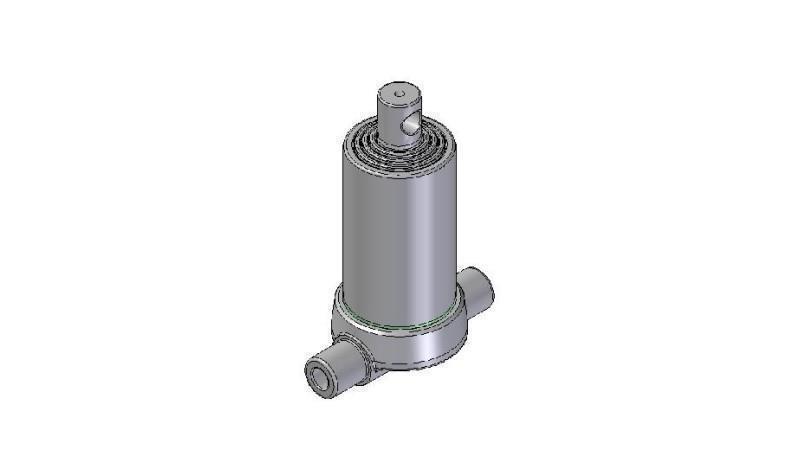 3561F -TELESCOPISK CYLINDER NEDRE – HÅL 4 GRADER SLAG 590 FI 112