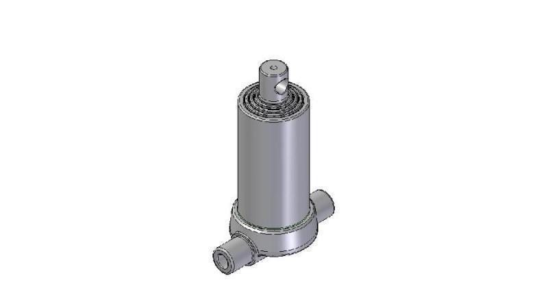 3562F - CYLINDRE TÉLESCOPIQUE INFÉRIEUR – TROU 4 DEGRÉS COURSE 640 FI 112