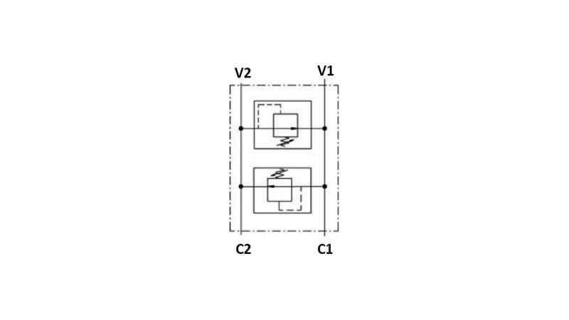 HIDRAVLIČNI REGULATOR TLAKA 10-180 BAR ZA HIDROMOTOR MP-MR-MH