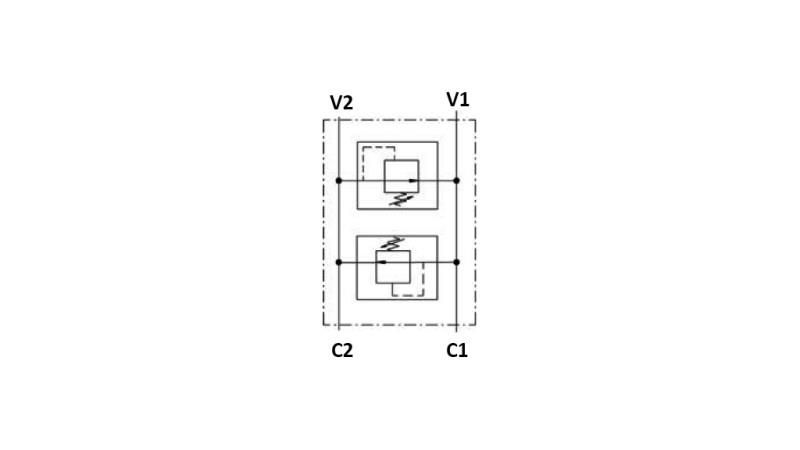 HYDRAULISCHES DRUCKBEGRENZUNGSVENTIL 30-210 BAR FÜR ÖLMOTOR MS