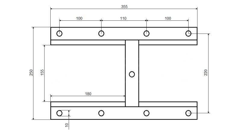 FLAP DE LEVAGE POUR CAMION BENNE 250X335 POUR GRAINS