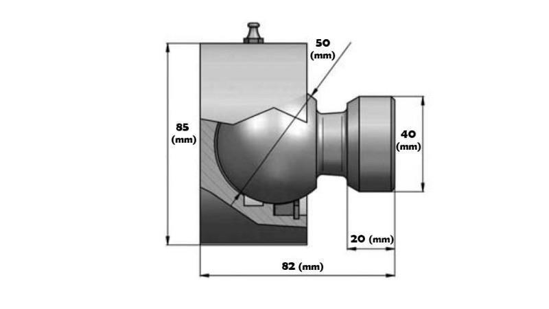 GUĽA PRE HYDRAULICKÝ VALEC FI40