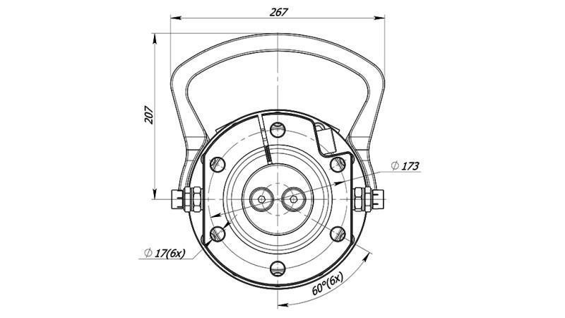 HIDRAVLIČNI ROTATOR 10000/5000 KG S PRIROBNICO
