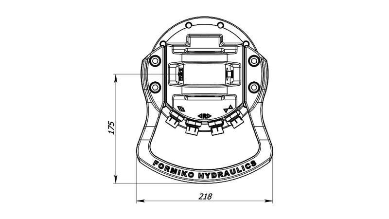 HIDRAULIKUS FORGATÓ 5500/3250 KG TENGELY