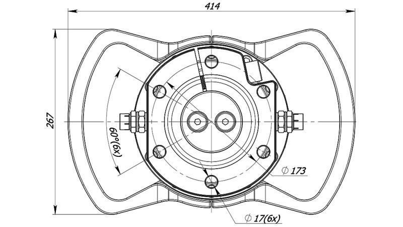 HIDRAVLIČNI ROTATOR 10000/5000 KG S PRIROBNICO 2PR