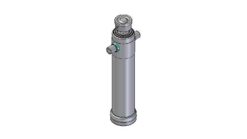 4030S -TELESCOPISK SYLINDER STANDARD/KULE 3 TRINN SLAG 2093 DIAMETER 124