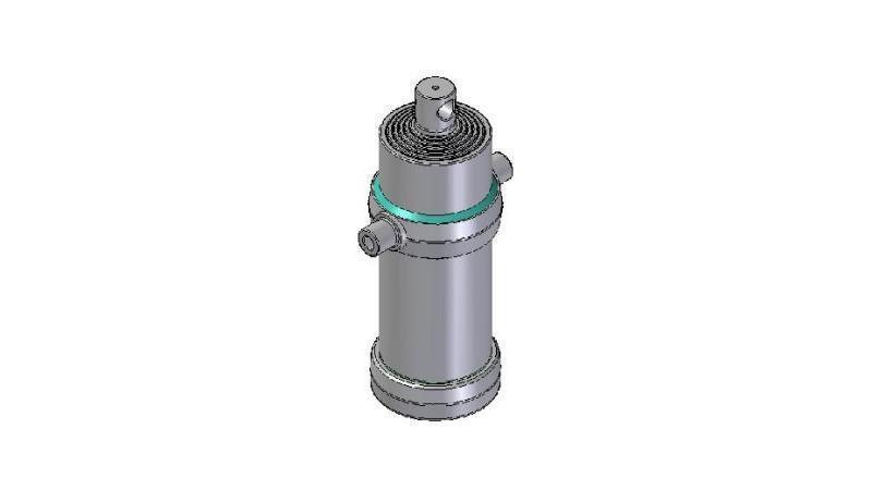 4062F - TELESCOPISK CYLINDER STANDARD/HÅL 6 STEG SLAG 2945 FI 190