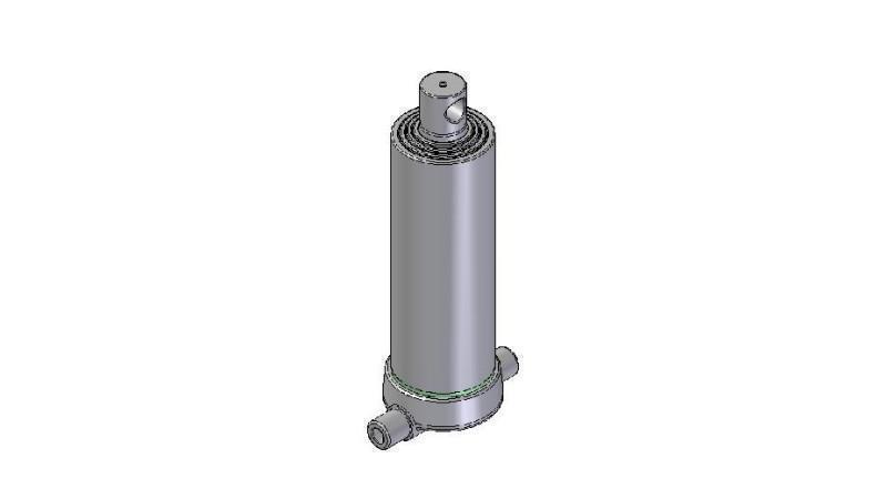 4543F -TELESCOPISK CYLINDER INFERIOR – HÅL 4 GRADER SLAG 1500 FI 152