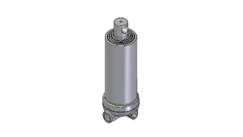 4672F -TELESCOPISK CYLINDER HUL - HUL 4 TRIN REJSE 1210 FI 170