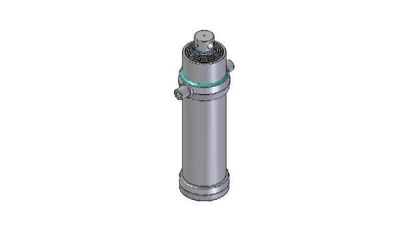 5011F - TELESCOPIC CYLINDER STANDARD/HOLE 5 STAGES STROKE 2990 FI 190