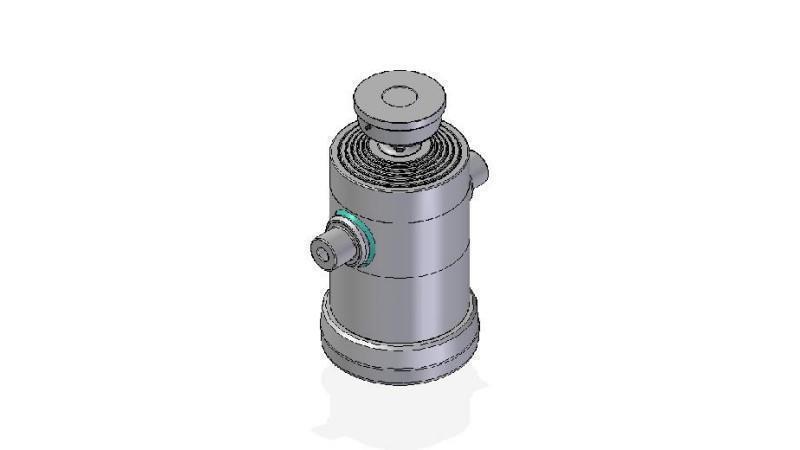 6033S -TELESCOPISK CYLINDER STANDARD/BOLD 6 TRIN SLAG 1845 DIAMETER 270