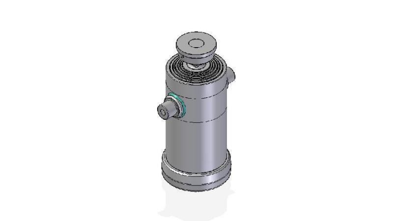 6037S - TELESCOPIC CYLINDER STANDARD/BALL 6 LEVELS TRAVEL 2745 FI 270