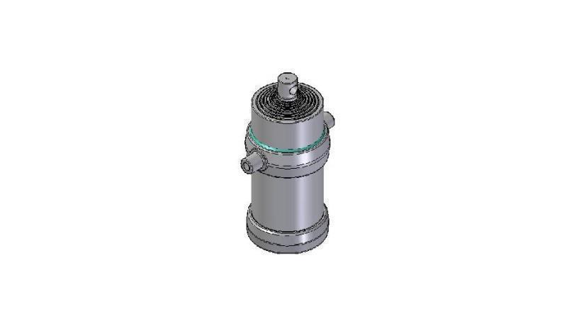 8023F - TELESCOPISK CYLINDER STANDARD/HÅL 8 STEG SLAG 2685 FI 215