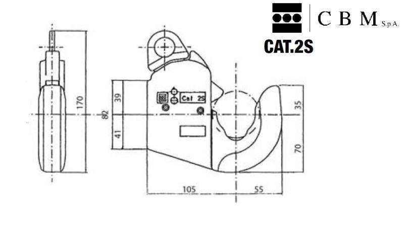 AUTOMATISCHER ANSCHWEIßHAKEN FÜR UNTERLENKER KAT.2S CBM