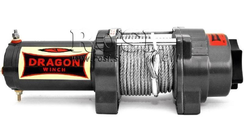 12 V ELECTRIC WINCH DWH 4500 HD - 2041 kg