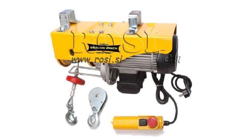 230 V ELECTRIC WINCH DWI 400/800 kg