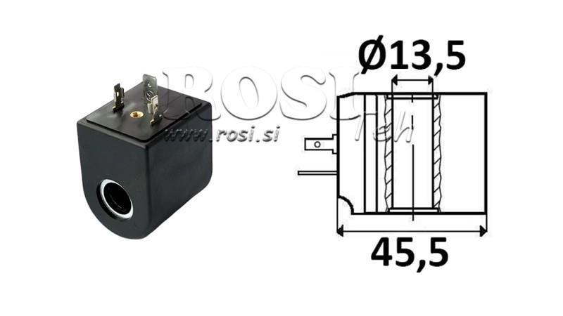 ELEKTROMÁGNESES TEKERCS 230V DC - CB08 - fi 13.5mm-39.3mm 17W